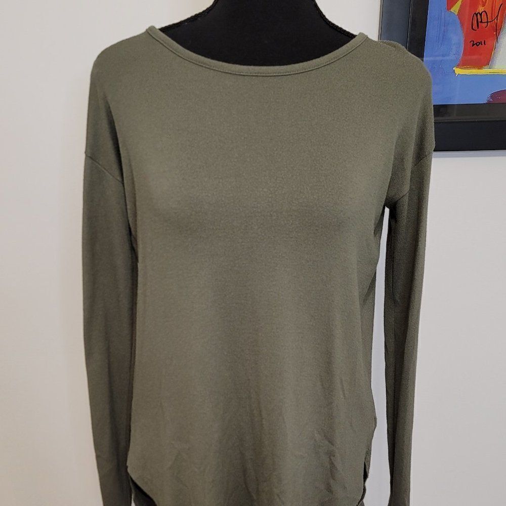 Aerie Tied Back Knit Top
